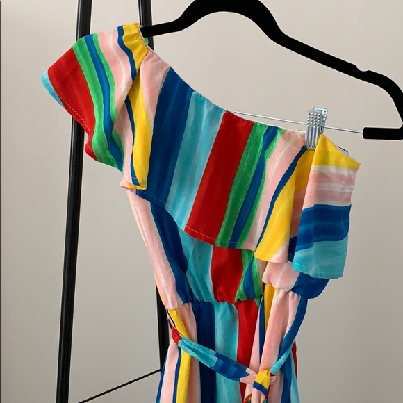 VICI - Colourful one shoulder dress! - Picture 2 of 3